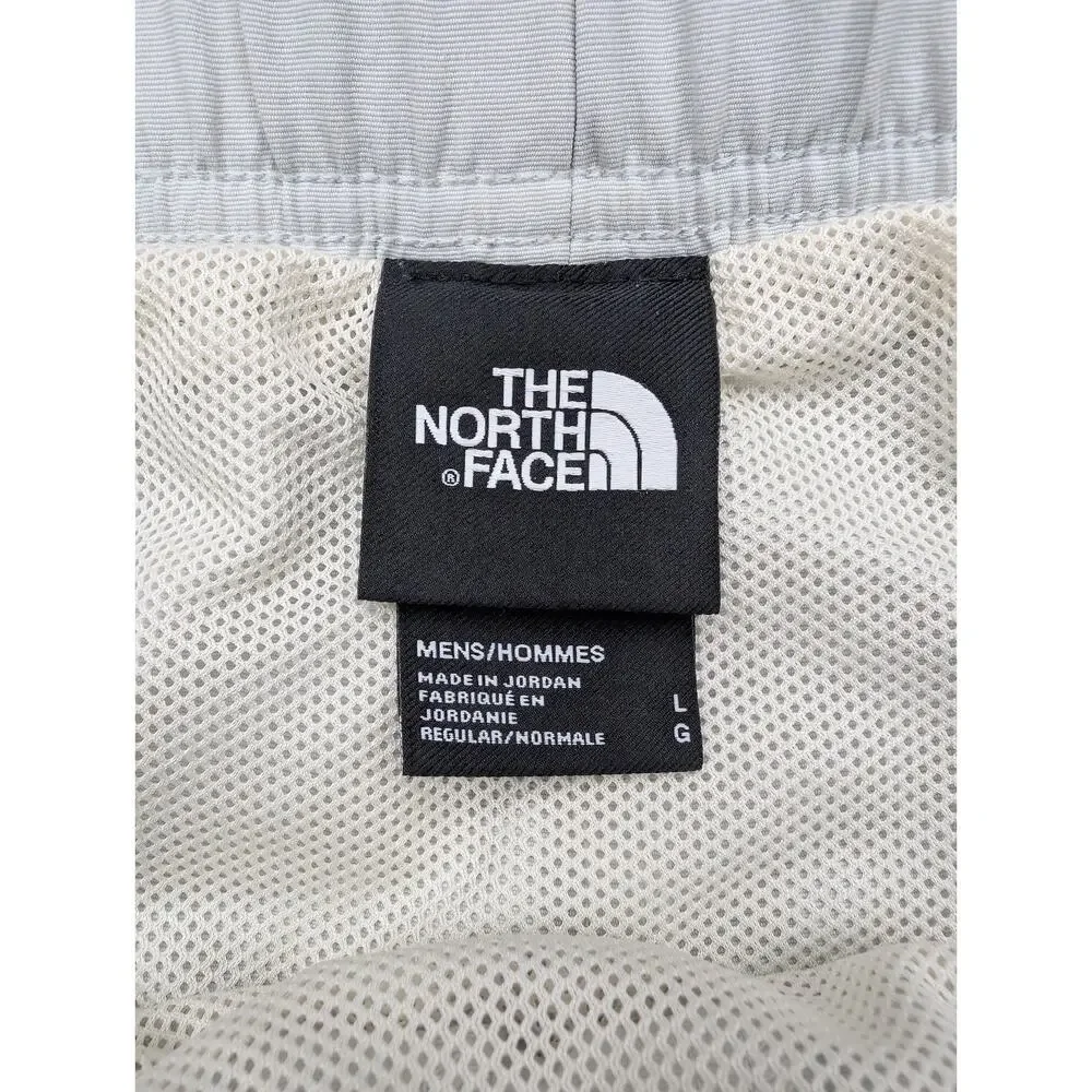 The North Face Class V Belted Shorts Mens Large Gray Cargo Outdoor Lined Hybrid